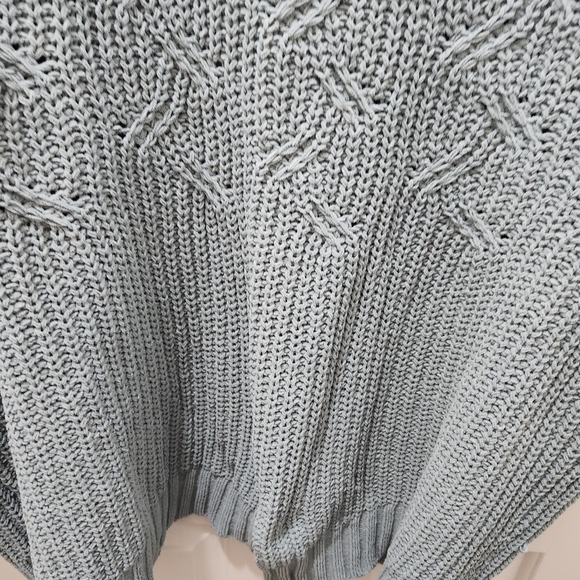 A New Day Women's XXL Green Large Knit open Cardigan Sweater - Picture 8 of 11